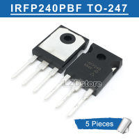 5Pcs IRFP240 TO247 IRFP240PBF TO-247 20A/200V N-Channel Power MOSFET ทรานซิสเตอร์ใหม่แบบดั้งเดิม