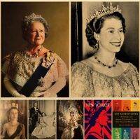 Queen Elizabeth II Fashion Street Art Painting Print On Canvas - Perfect Deco KraftCanvas Poster For Fans Of The British Monarchy And Royal History