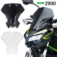 แผ่นเบนทางลมอากาศแผ่นกั้นกระจกหน้ารถสำหรับ KAWASAKI Z650 Z 650 2021 2022อุปกรณ์เสริมรถจักรยานยนต์ใหม่