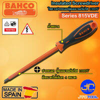 Bahco ไขควงปากแฉกหุ้มฉนวนกันไฟ1000V รุ่น 815VDE - Insulated Phillips Screwdriver Series 815VDE