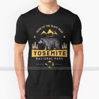 Yosemite National Park California T Shirt   Vintage Bear For Men Women T Shirt Print Top Tees 100% Cotton Cool T Shirts S   6XL XS-6XL