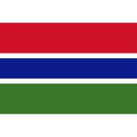 Gambia Flag Yehoy hanging 90*150cm  For Decoration Nails Screws Fasteners