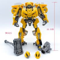 Transformation Toys BAIWEI TW1025 SS49 Yellow Bee Hornet Warrior Movie Action Alloy Figure Robot Beetle Deformation Model Gifts