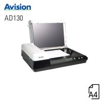 สแกนเนอร์ ขนาด  A4  ADF+ FLATBED Avision รุ่น AD130 ( แถมฟรี ร่ม N2N Solution Provider )