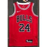 【Feb】 high-quality 【NOV】 Most popular 2022-23Basketball clothes hot pressed 2022 NBA jersey Chicago Bulls 24 MARKKANEN red 75th anniversary basketball jersey