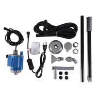 1Set Electric Aquarium Fish Tank Water Change Pump Gravel Cleaner Siphon Pump Plastic EU Plug