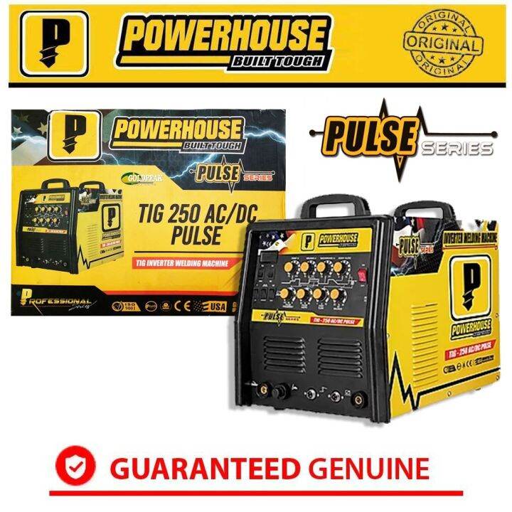 Powerhouse TIG250 PULSE 2in1 (TIG/MMA) AC/DC Inverter Welding Machine ...