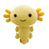 ตุ๊กตาของเล่นสัตว์ผ้ากำมะหยี่น่ารัก Axolotl Plushies รูปการ์ตูนสัตว์ชมพูอ่อน Axolotl ตุ๊กตามือสำหรับเด็กของขวัญ2022