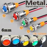 high quality 6mm metal Indicator lights no wire power signal lamp LED indication waterproof Signal lamp mini indicator light