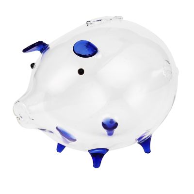 Pig Piggy Bank Money Boxes Coin Saving Box Cute Transparent Glass Souvenir Birthday Gift For Children Kids