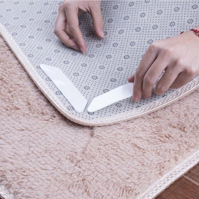 8pcs Non-Slip Rug Car Mat Grippers Anti Skid Corners Pad Reusable Washable