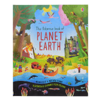 Usborne book of planet earth beautiful planet Earth childrens English encyclopedia popular science picture book large format hardcover English original imported book