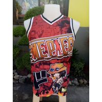 Ready Stock ONE PIECE INSPIRED - FULL SUBLIMATION JERSEY - ACE RED