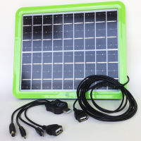 Solar Panel Solar cell Tiger World M7M18 7W แผงโซล่าเซลล์ สำหรับชาร์จแบตเตอรี่ โทรศัพท์ 5-9 โวลต์ โซล่าเซลล์ ชาร์จโทรศัพท์ ไฟสำรอง เข้า แบตสำรอง Power Bank