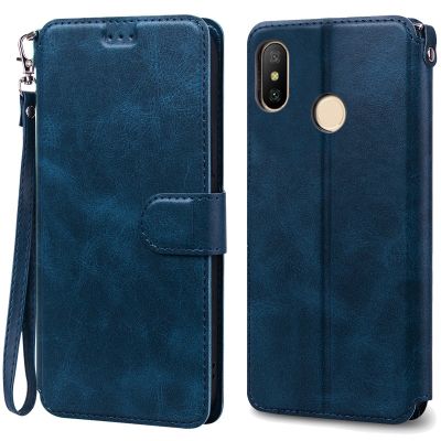 「Enjoy electronic」 Mi A2 Lite Case For Xiaomi Mi A2 Lite Case Fundas Leather Flip Case For Xiaomi Mi A2 Wallet Case MiA2 Mi6X Mi 6X Cover Coque