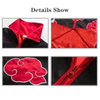 Japan Anime Naruto Akatsuki Uchiha Itachi Cosplay Costume Halloween Party Costumes Child Cloak Cape