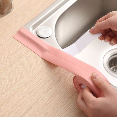 Self-adhesive white adhesive tape  wall-mounted  waterproof  for shower  bathroom sink  3.2 mx 22 mm  38 mm  new Adhesives Tape