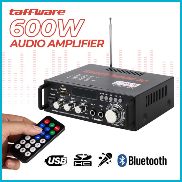 COD Taffware Bluetooth EQ Audio Amplifier Home Theater / ampli karaoke