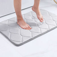 Olanly Memory Foam Bathroom Rug Soft Non-Slip Bath Mat Absorbent Shower Car Doormat Kitchen Living Room Bedroom Decorative