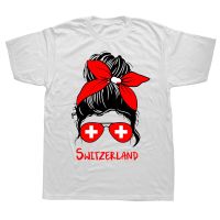 Funny Swiss Switzerland Girl T Shirts Summer Style Graphic Cotton Streetwear Short Sleeve Birthday Gifts T shirt Mens Clothing XS-6XL