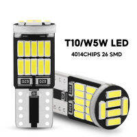 Candyrose มาใหม่ ไฟหรี่ ไฟส่องป้ายทะเบียน T10/W5W LED 4014CHIPS 26SMD มีหลายสีให้เลือก DC 12V E115