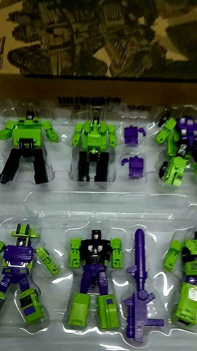 Figurine Transformers G1 Decepticon Devastator - 6 Robots Combinables - Reproduction Officielle - NEUF En Boîte