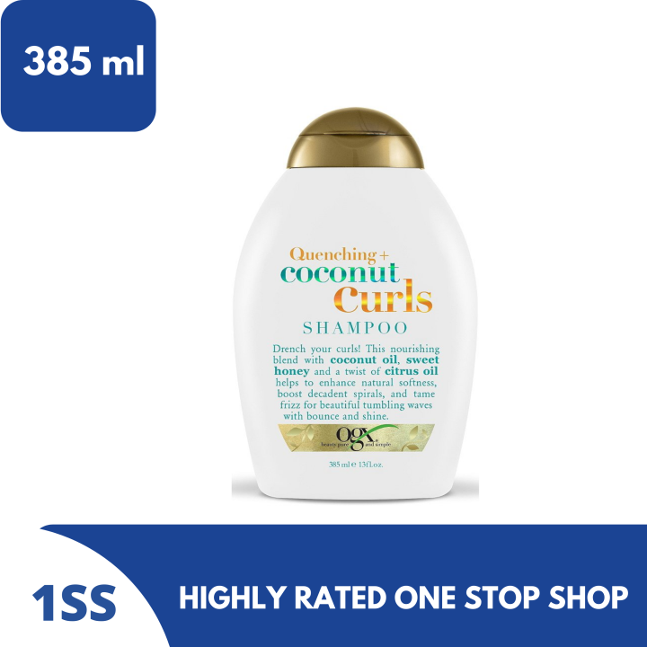 OGX Quenching + Coconut Curls Shampoo, 385ml | Lazada PH