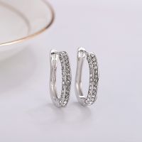 Elegant Fashion Earrings Korean Style Temperament Matching Alloy Earrings Luxury Ladies Design Creative Earrings