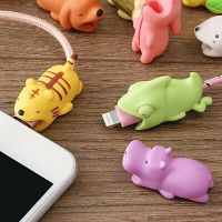 3PCS Cute Cartoon Soft Cover Mobile Phone Accessory Data Cable Protector