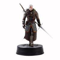 โมเดลของเล่นสำหรับสะสมเคสโทรศัพท์ซิลิโคนเกมตัวละครนักล่าป่า Geralt Grsine Figure PVC