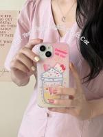 เคสไอโฟนน่ารัก ไอศกรีม Hello Kitty เหมาะสำหรับเคสมือถือ Apple 14 ชิ้น 13promax new iPhone 11 รวมทุกอย่าง ผู้หญิง 12 คน