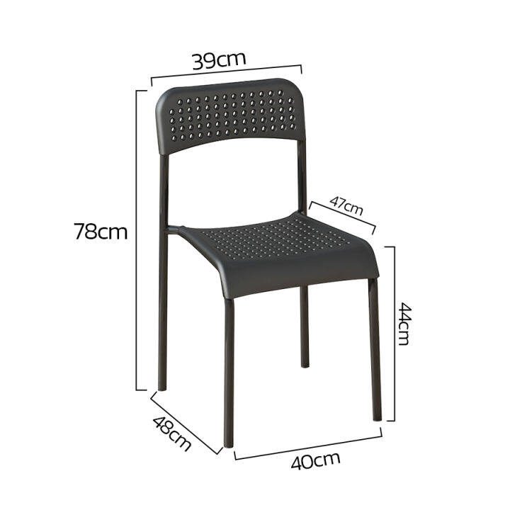 เก้าอี้กินข้าว-เก้าอี้พลาสติก-รับน้ำหนักได้-150kg-เก้าอี้ทานข้าว-เก้าอี้-เก้าอี้ทำงาน-เก้าอี้คาเฟ่-เก้าอี้ร้านกาแฟ-dining-chair-grandmaa