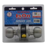 จัดส่งด่วน! ลูกบิดทั่วไป ISON 6013 SS 6P หัวกลม สีสเตนเลส ISON 6013 SS 6P STAINLESS STEEL ENTRANCE KNOB มืออาชีพเรื่องประตู ประตูราคาถูก พร้อมเก็บเงินปลายทาง