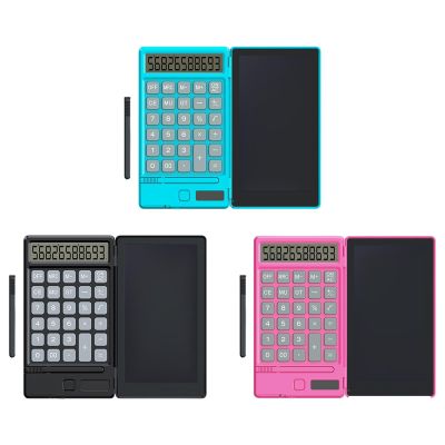 Calculator Writing Tablet Handwriting Board Solar and Battery Dual Power Notepad Desktop Calculators for Electronic Drawing Work Calculators