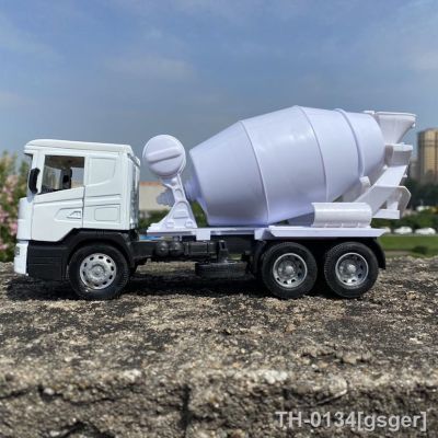 ✈ Alloy Mixer Car Model fundido misturador de cimento pesado veículos caminhão alta coleção simulação presentes infantis 1:32