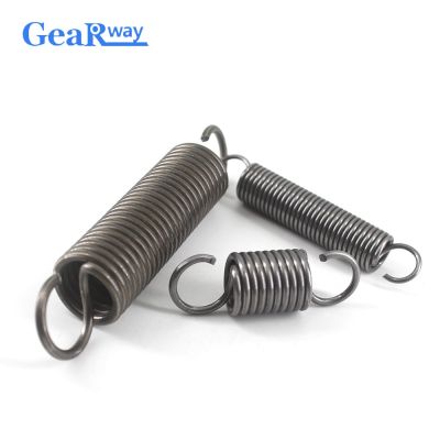 Gearway 5pcs Extension Spring 1.5mm/1.8mm Thickness Extension Springs Small 30-70mm Steel Tension Spring with Hooks