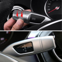 รถจัดแต่งทรงผม Wiper Shift Lever Cruise Sequins ครอบคลุมกรอบสติกเกอร์สำหรับ Benz GLC Ce Class W205 W213อุปกรณ์เสริมอัตโนมัติ