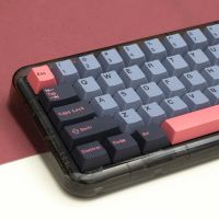 Con 173 Keycaps GMK Keycaps Clone 8008 Cherry Profile เอบีเอสสำหรับสวิตช์ MX คีย์บอร์ดแบบกลไกสีดำสีน้ำเงินสีย้อม-ตัวครอบปุ่มคีย์บอร์ดย่อยคีย์บอร์ดเกมที่กำหนดเอง