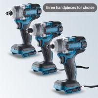 3 Type 520N.m Brushless Cordless Electric Impact Wrench 1/2 Socket Wrench Power Tools Rechargeable For Makita 18V Battery