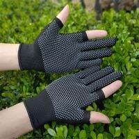 Anti-slip Fishing Gloves Three Fingers Dispensing Cut Outdoor Breathable Half