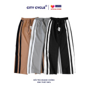 Quần ống rộng nam nữ 5 line City Cycle