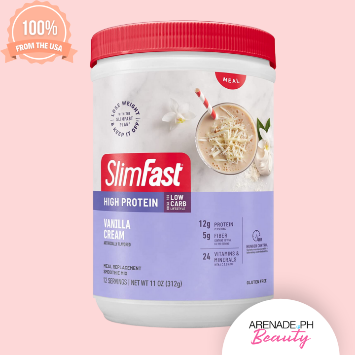 Slimfast Advanced Nutrition Smoothie Mix 20 g High Protein Gluten free
