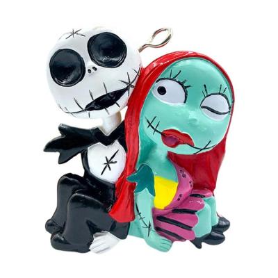 Halloween Skeleton Hanging Ornaments Skeleton Couple Decorations Halloween Hanging Accessories for Car Rearview Mirror Tree Ornaments great