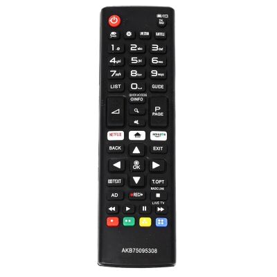 【Booming】 รีโมททีวีอัจฉริยะ HD ภาษาอังกฤษสำหรับควบคุมทีวีเปลี่ยน AKB75095308