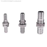 ✜✲□ 3 4 6 8 10 12 13 14 16 20 25 32mm Hose Barb Equal Reducing 304 Stainless Steel Bulkhead Hosetail Pipe Fitting Connector Panel