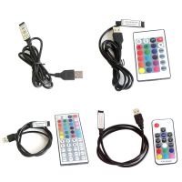 Yingke 5V Usb Rgb ตัวควบคุมไฟ Led หรี่ Rf รีโมทคอนโทรลขนาดเล็กไร้สายสำหรับ3528 5050 Rgb รางไฟ Led แถบไฟ Led 5-24V