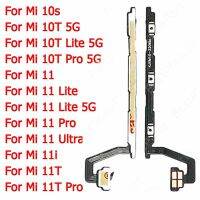 เหมาะสำหรับ Xiaomi Mi 10T 5G 11 Ultra 11I 11T Pro 10 Lite 10S ปุ่มปิดเสียงออริจินัลสวิตช์กุญแจวอลลุ่มปุ่มเปิดปิด Flex