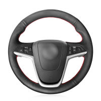 Hand-stitched Black Artificial Leather Anti-slip Car Steering Wheel Cover for Opel Mokka 2012-2019 Insignia 2008-2013 Astra (J)