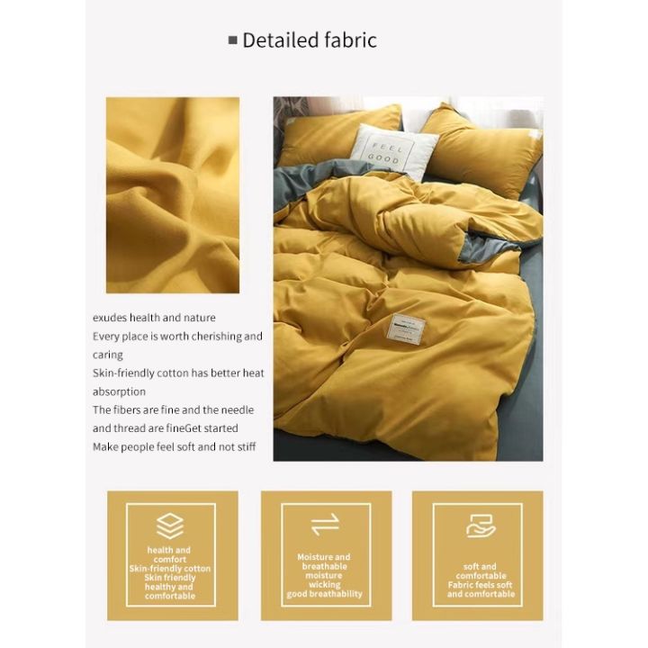 danjuren-4-in-1-premium-sheet-high-quality-pure-color-double-sided-available-washable-cotton-living-room-in-todomitories