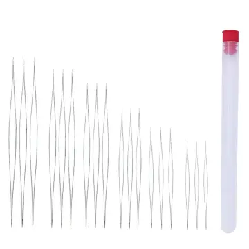 25 Large Eye Stitching Needles - 5 Sizes Big Eye Hand Sewing Needles in  Clear Storage Tube